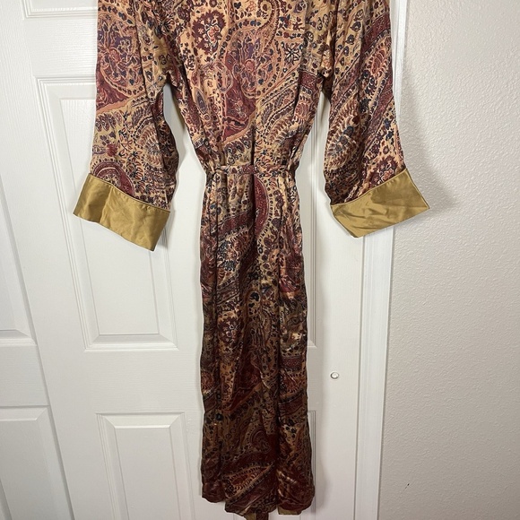 Vintage 1990s Victorias Secret Gold Label Silk Robe Lingerie - Picture 13 of 15